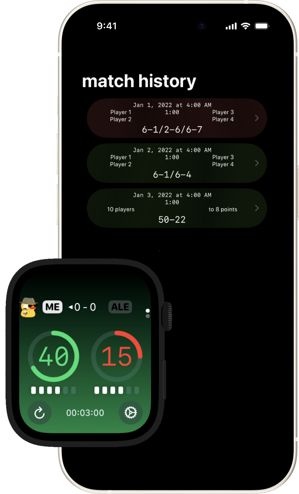 Screenshot of to be released app